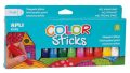   APLI Tempera kréta készlet, APLI Kids "Color Sticks", 12 különböző szín