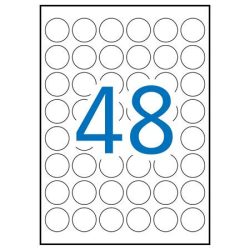 APLI Etikett, 30 mm kör, poliészter, időjárásálló, fehér, APLI, 960 etikett/csomag APLI Etikett, 30 mm kör, poliészter, időjárásálló, fehér, APLI, 960 etikett/csomag