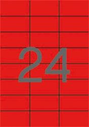 APLI Etikett, 70x37 mm, színes, APLI, piros, 480 etikett/csomag APLI Etikett, 70x37 mm, színes, APLI, piros, 480 etikett/csomag