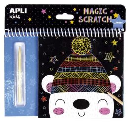 APLI Képkarcoló füzet, APLI Kids "Magic Scratch", téli móka APLI Képkarcoló füzet, APLI Kids "Magic Scratch", téli móka