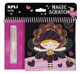 APLI Képkarcoló füzet, APLI Kids "Magic Scratch", tündérek APLI Képkarcoló füzet, APLI Kids "Magic Scratch", tündérek