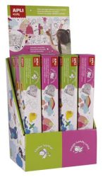 APLI Színező tekercs display, öntapadó, APLI Kids, közlekedés, cukorkaország APLI Színező tekercs display, öntapadó, APLI Kids, közlekedés, cukorkaország