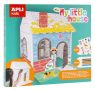   APLI Színezhető karton babaház, matricákkal és zsírkrétákkal, APLI Kids "My little house"