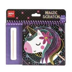 APLI Képkarcoló füzet, APLI Kids "Magic Scratch", unikornis APLI Képkarcoló füzet, APLI Kids "Magic Scratch", unikornis