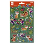 APLI Matrica, fémes hatású, APLI Kids "Stickers", dzsungel APLI Matrica, fémes hatású, APLI Kids "Stickers", dzsungel
