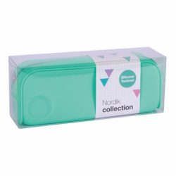 APLI Tolltartó, cipzáras, szilikon, APLI "Nordik", türkiz zöld APLI Tolltartó, cipzáras, szilikon, APLI "Nordik", türkiz zöld