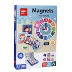 APLI Mágneses készségfejlesztő készlet, 96 db, APLI Kids "Magnets", az órák APLI Mágneses készségfejlesztő készlet, 96 db, APLI Kids "Magnets", az órák
