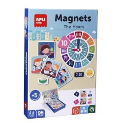 APLI Mágneses készségfejlesztő készlet, 96 db, APLI Kids "Magnets", az órák APLI Mágneses készségfejlesztő készlet, 96 db, APLI Kids "Magnets", az órák