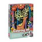APLI 3D hatású színező szett, APLI Kids "Coloring 3D", 11 részes APLI 3D hatású színező szett, APLI Kids "Coloring 3D", 11 részes