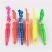 APLI Tempera készlet, ecsetvégű tubusban, APLI Kids "Paint&Fun", 6 különböző neon szín