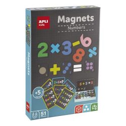 APLI Mágneses készségfejlesztő készlet, 51 db, APLI Kids "Magnets" számok APLI Mágneses készségfejlesztő készlet, 51 db, APLI Kids "Magnets" számok