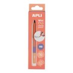 APLI Töltőceruza, mini, HB, hatszögletű, tricolor, APLI "Infinite", narancs APLI Töltőceruza, mini, HB, hatszögletű, tricolor, APLI "Infinite", narancs