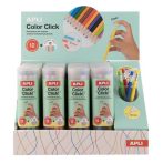 APLI Színes töltőceruza készlet, display, APLI "Color Click", 12 különböző szín, 12 készlet/display APLI Színes töltőceruza készlet, display, APLI "Color Click", 12 különböző szín, 12 készlet/display