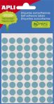 APLI Etikett, 8 mm kör, kézzel írható, színes, APLI, kék, 288 etikett/csomag APLI Etikett, 8 mm kör, kézzel írható, színes, APLI, kék, 288 etikett/csomag