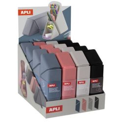 APLI Tolltartó, display, cipzáras, szilikon, asztali rendezővé alakítható, APLI "Up North", vegyes színek