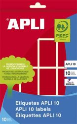 APLI Etikett, 25x40 mm, kézzel írható, színes, kerekített sarkú, APLI, piros, 128 etikett/csomag APLI Etikett, 25x40 mm, kézzel írható, színes, kerekített sarkú, APLI, piros, 128 etikett/csomag