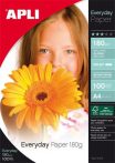 APLI Fotópapír, tintasugaras, A4, 180 g, fényes, APLI "Everyday" APLI Fotópapír, tintasugaras, A4, 180 g, fényes, APLI "Everyday"