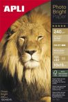 APLI Fotópapír, tintasugaras, 10x15 cm, 240 g, fényes, APLI "Photo Bright" APLI Fotópapír, tintasugaras, 10x15 cm, 240 g, fényes, APLI "Photo Bright"