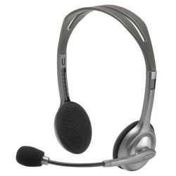 LOGITECH Fejhallgató, mikrofonnal, LOGITECH "H110", szürke LOGITECH Fejhallgató, mikrofonnal, LOGITECH "H110", szürke