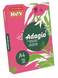 REY Másolópapír, színes, A4, 80 g, REY "Adagio", intenzív fukszia