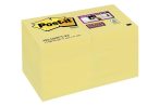   3M POSTIT Öntapadó jegyzettömb csomag, 48x48 mm, 12x90 lap, 3M POSTIT "Super Sticky", sárga