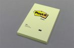   3M POSTIT Öntapadó jegyzettömb, 102x152 mm, 100 lap, kockás, 3M POSTIT, sárga
