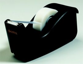 3M SCOTCH Ragasztószalag-adagoló, asztali, 3M SCOTCH "C60", fekete 3M SCOTCH Ragasztószalag-adagoló, asztali, 3M SCOTCH "C60", fekete