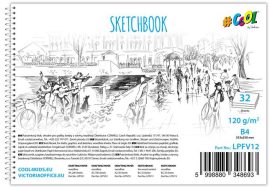 COOL BY VICTORIA Vázlatfüzet, famentes, B4, spirál, 32 lap, COOL BY VICTORIA COOL BY VICTORIA Vázlatfüzet, famentes, B4, spirál, 32 lap, COOL BY VICTORIA