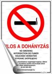 . Információs matrica, 21x30 cm, "Tilos a dohányzás!" . Információs matrica, 21x30 cm, "Tilos a dohányzás!"