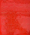 . Öntapadós matrica, 3 cm-es, betűlap, piros . Öntapadós matrica, 3 cm-es, betűlap, piros