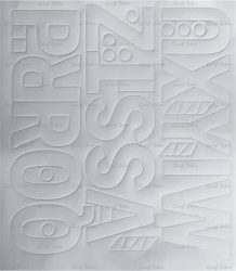 . Öntapadós matrica, 5 cm-es, betűlap, ABC második fele, fehér . Öntapadós matrica, 5 cm-es, betűlap, ABC második fele, fehér