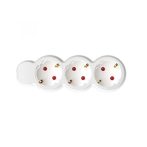 HOME Elosztósor, 3 csatlakozóaljzat, 1,5 m kábelhosszúság, HOME, fehér HOME Elosztósor, 3 csatlakozóaljzat, 1,5 m kábelhosszúság, HOME, fehér