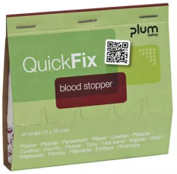 PLUM Sebtapasz utántöltő "Quick Fix", 45 darabos, vérzéscsillapító, PLUM