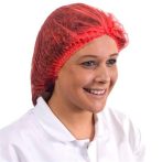 . Egészségügyi hajháló, piros . Egészségügyi hajháló, piros