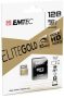   EMTEC Memóriakártya, microSDXC, 128GB, UHS-I/U1, 85/20 MB/s, adapter, EMTEC "Elite Gold"
