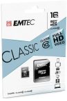EMTEC Memóriakártya, microSDHC, 16GB, CL10, 20/12 MB/s, adapter, EMTEC "Classic" EMTEC Memóriakártya, microSDHC, 16GB, CL10, 20/12 MB/s, adapter, EMTEC "Classic"