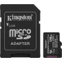   KINGSTON Memóriakártya, microSDXC, 128GB, C10/UHS-I/U1/V10/A1, Gen3, adapter, KINGSTON "Canvas Select Plus"