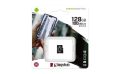   KINGSTON Memóriakártya, microSDXC, 128GB, CL10/UHS-I/U1/V10/A1, KINGSTON "Canvas Select Plus"