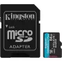  KINGSTON Memóriakártya, microSDXC, 64GB, C10/UHS-I/U3/V30/A2, Gen4, adapter, KINGSTON "Canvas Go! Plus"