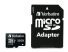 VERBATIM Memóriakártya, microSDHC, 32GB, CL10/U3, 90/45 MB/s, adapter, VERBATIM "PRO"