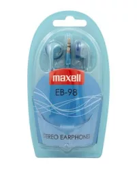 MAXELL Fülhallgató, MAXELL "Ear Buds 98", kék