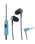   MAXELL Fülhallgató, mikrofonnal, MAXELL "Tips", kék-fekete