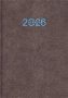   DAYLINER Naptár, tervező, A5, napi, DAYLINER "Animal", Grizzly-szürkésbarna