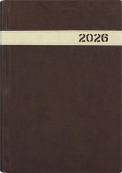 DAYLINER Naptár, tervező, A5, napi, DAYLINER, "The Boss", barna DAYLINER Naptár, tervező, A5, napi, DAYLINER, "The Boss", barna