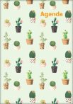 DAYLINER Naptár, tervező, A5, heti, DAYLINER, "Colors", Cactus DAYLINER Naptár, tervező, A5, heti, DAYLINER, "Colors", Cactus