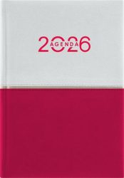 DAYLINER Naptár, tervező, B6, heti, DAYLINER "Contrast", fehér-piros DAYLINER Naptár, tervező, B6, heti, DAYLINER "Contrast", fehér-piros