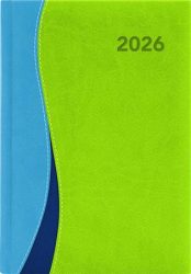 DAYLINER Naptár, tervező, A5, heti, DAYLINER, "Dubai", kék-zöld DAYLINER Naptár, tervező, A5, heti, DAYLINER, "Dubai", kék-zöld