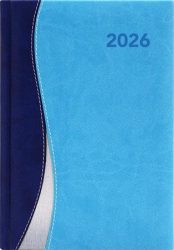 DAYLINER Naptár, tervező, A5, napi, DAYLINER, "Dubai", kék-világoskék