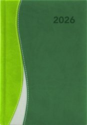 DAYLINER Naptár, tervező, A5, napi, DAYLINER, "Dubai", zöld-zöld DAYLINER Naptár, tervező, A5, napi, DAYLINER, "Dubai", zöld-zöld