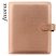 FILOFAX Kalendárium, gyűrűs, betétlapokkal, A5 méret, FILOFAX, "Saffiano Metallic", rózsaarany FILOFAX Kalendárium, gyűrűs, betétlapokkal, A5 méret, FILOFAX, "Saffiano Metallic", rózsaarany
